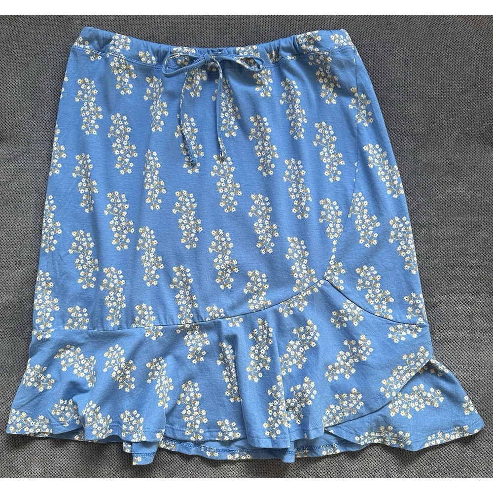 PATAGONIA Dolomite Floral Organic Cotton/Tencel Alpine Valley Skirt Size S